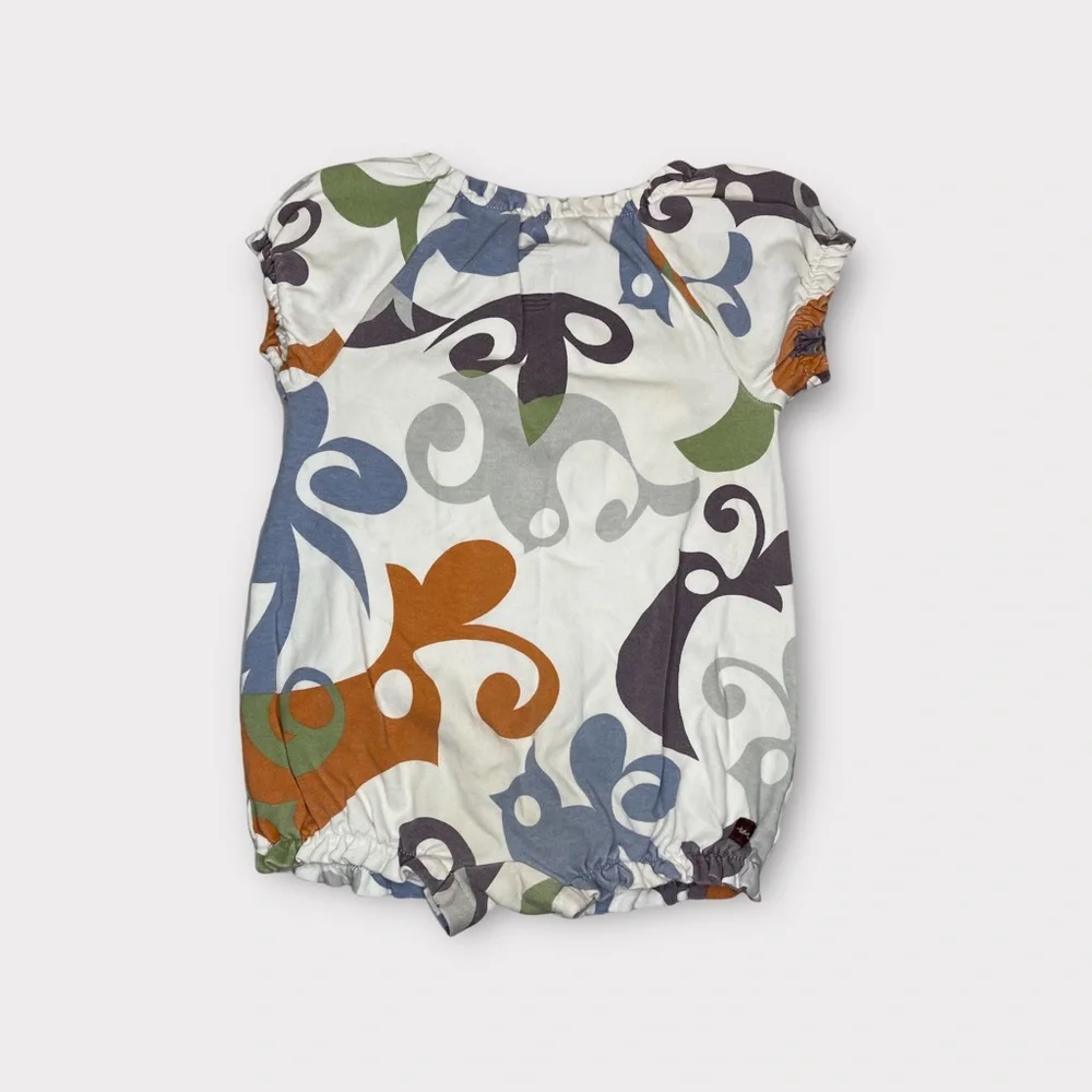 Tea Collection Bird Pattern Romper - Picture 5 of 5